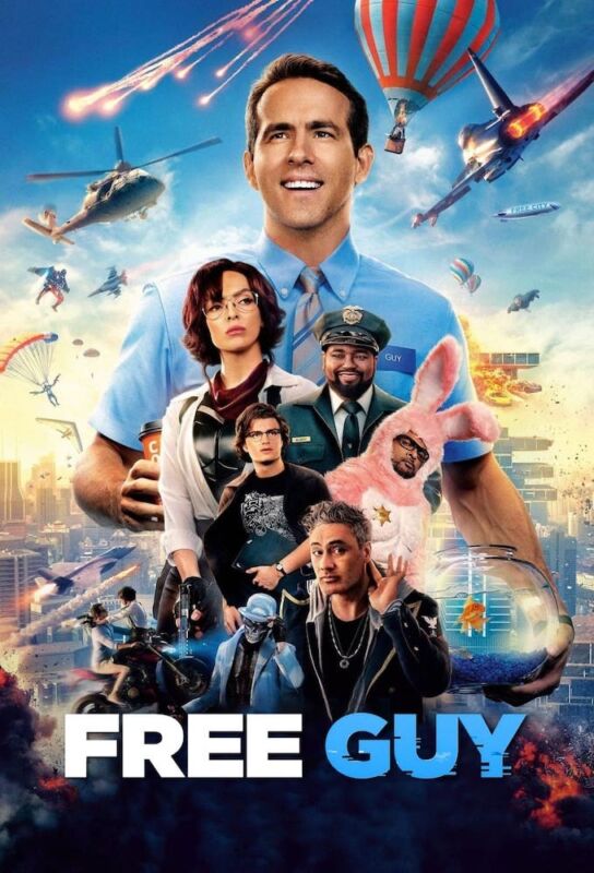 دانلود فیلم مرد آزاد Free Guy 2021 با کیفیت فول اچ دی 1080p 720p 480p زیرنویس