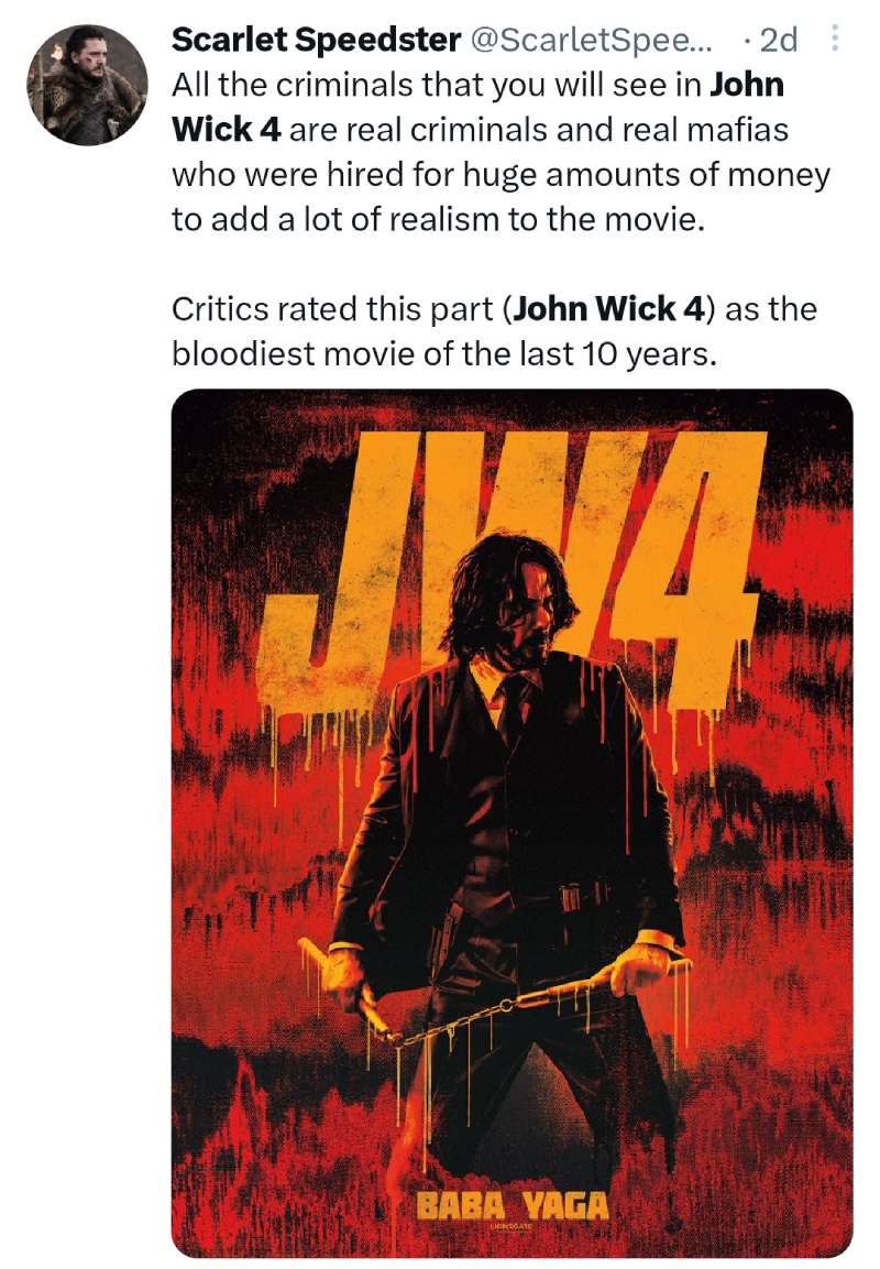 John Wick Chapter 4 جان ویک چهار