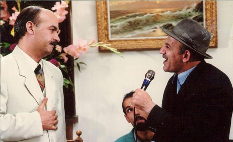 ایرج طهماسب در نقش سعید ساعتچی و حمید جبلی - فیلم دختر شیرینی فروش ۱۳۸۰