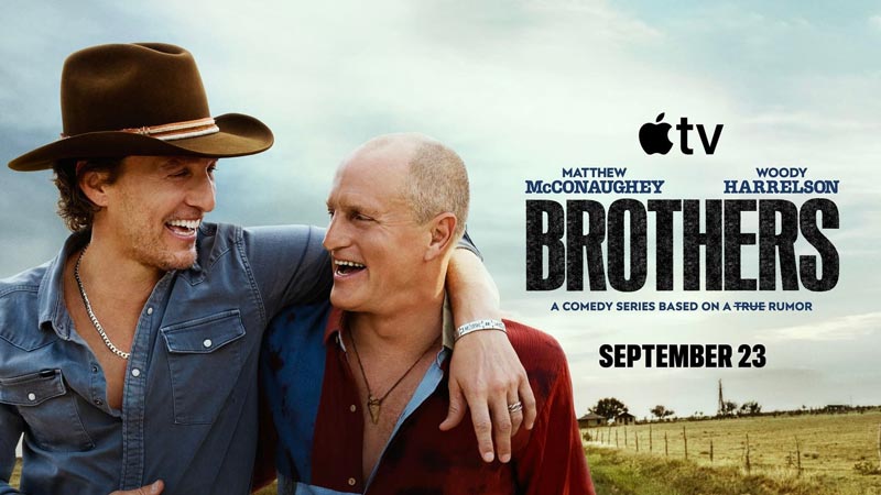 پوستر سریال Brothers 2026 با بازی متیو مککانهی و وودی هارلسون
